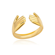 Load image into Gallery viewer, Gothic Hug Muscle Hands Rings For Women Men Adjustable Open Cuff Ring Party Wedding Couple Rings Vintage Jewelry Anillos Bague