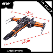 Load image into Gallery viewer, 05004 Star Was Poe&#39;s X-wing Fighter  Model Building Block Bricks education toys Christmas gift Compatible with 75102