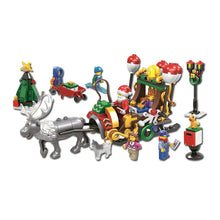 Load image into Gallery viewer, 11092 221Pcs Christmas Advent Calendar Santa Claus Snow Truck Elk Figures Building Blocks child education Toys Christmas Gift