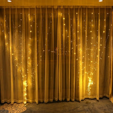 Load image into Gallery viewer, 4.5x1/4.5x2/4.5x3m Icicle Led Curtain Fairy String Light  300 Led Christmas Lights for Wedding Home Garden Party Decoration