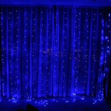 Load image into Gallery viewer, 4.5x1/4.5x2/4.5x3m Icicle Led Curtain Fairy String Light  300 Led Christmas Lights for Wedding Home Garden Party Decoration