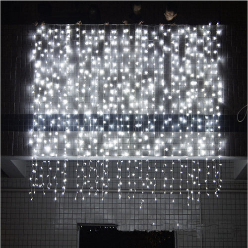 4.5x1/4.5x2/4.5x3m Icicle Led Curtain Fairy String Light  300 Led Christmas Lights for Wedding Home Garden Party Decoration