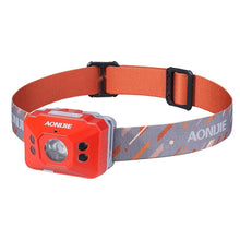 Load image into Gallery viewer, AONIJIE E4097 Waterproof Rechargeable Sensitive LED Headlight Headlamp Flashlight Light Running Fishing Camping Hiking Cycling