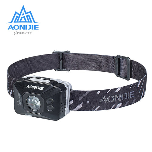 AONIJIE E4097 Waterproof Rechargeable Sensitive LED Headlight Headlamp Flashlight Light Running Fishing Camping Hiking Cycling