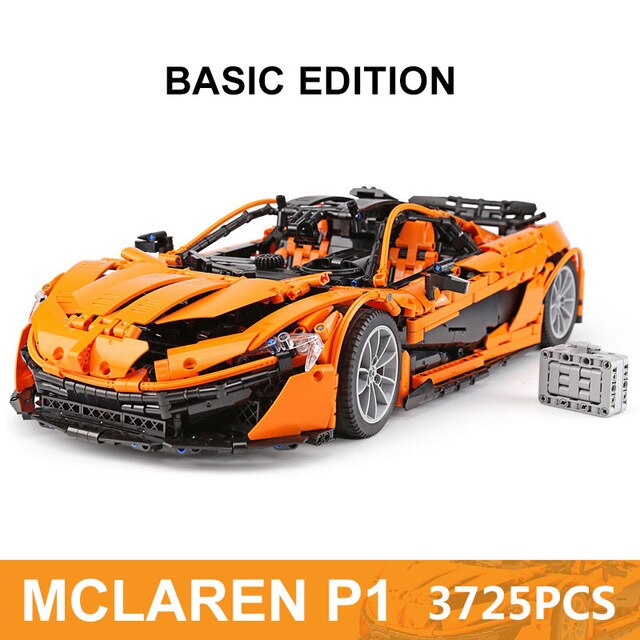 DHL 20087 The MOC-16915 McLaren P1 Speed Car Set App RC Technic  Motor Car Toys Building Blocks Bricks Kids Toys Christmas Gifts