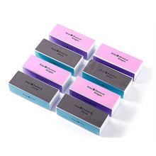 Load image into Gallery viewer, 4 Ways Buffer Buffing Sanding Files Mini Acrylic Pedicure Manicure Polish Nail Buffer Buffing Block Nail File Tools