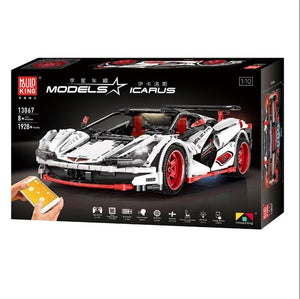 LegoEDS Technic MOC McLaren P1 Super Hypercar Veneno Roadster Model Kit Building Blocks Compatible 42056 APP RC Car Bricks Toys