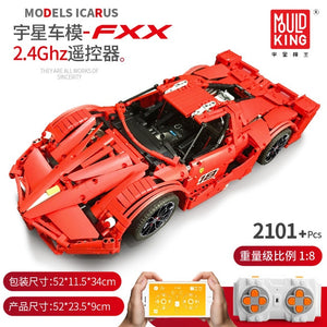 LegoEDS Technic MOC McLaren P1 Super Hypercar Veneno Roadster Model Kit Building Blocks Compatible 42056 APP RC Car Bricks Toys