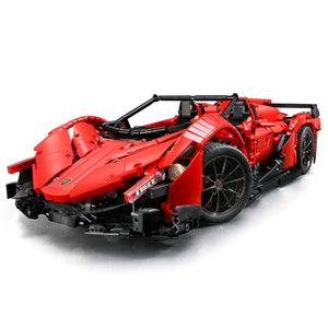 LegoEDS Technic MOC McLaren P1 Super Hypercar Veneno Roadster Model Kit Building Blocks Compatible 42056 APP RC Car Bricks Toys