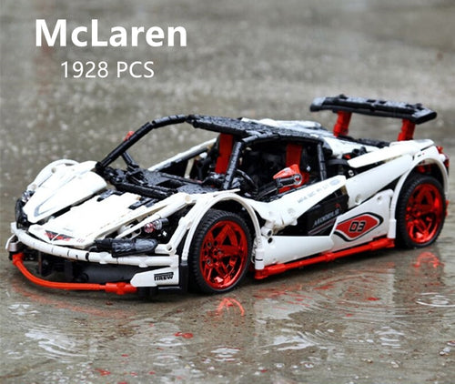 LegoEDS Technic MOC McLaren P1 Super Hypercar Veneno Roadster Model Kit Building Blocks Compatible 42056 APP RC Car Bricks Toys